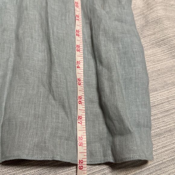 Peter Nygard Linen Shirt Sz 12 Linen Layered Button Down Long Sleeve Lagenlook - Picture 8 of 10